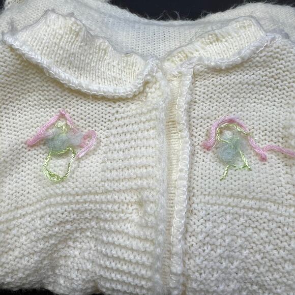Vintage Infant/Toddler Crimp Set Nylon Sweater Embroidered - Picture 1 of 4